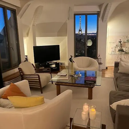 Apartment New Rbnb Eiffel Tower Rooftop 360 Terrace View And Parking *