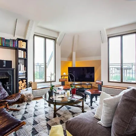 New Rbnb Eiffel Tower Rooftop 360 Terrace View And Parking Apartment *