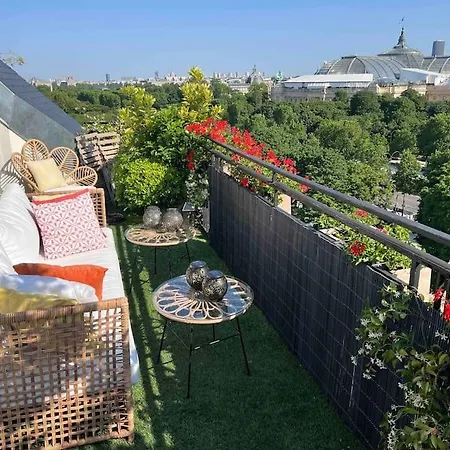 Apartment New Rbnb Eiffel Tower Rooftop 360 Terrace View And Parking *