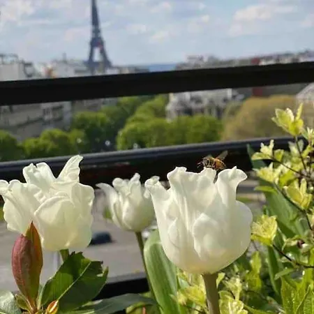 Apartment New Rbnb Eiffel Tower Rooftop 360 Terrace View And Parking Paris